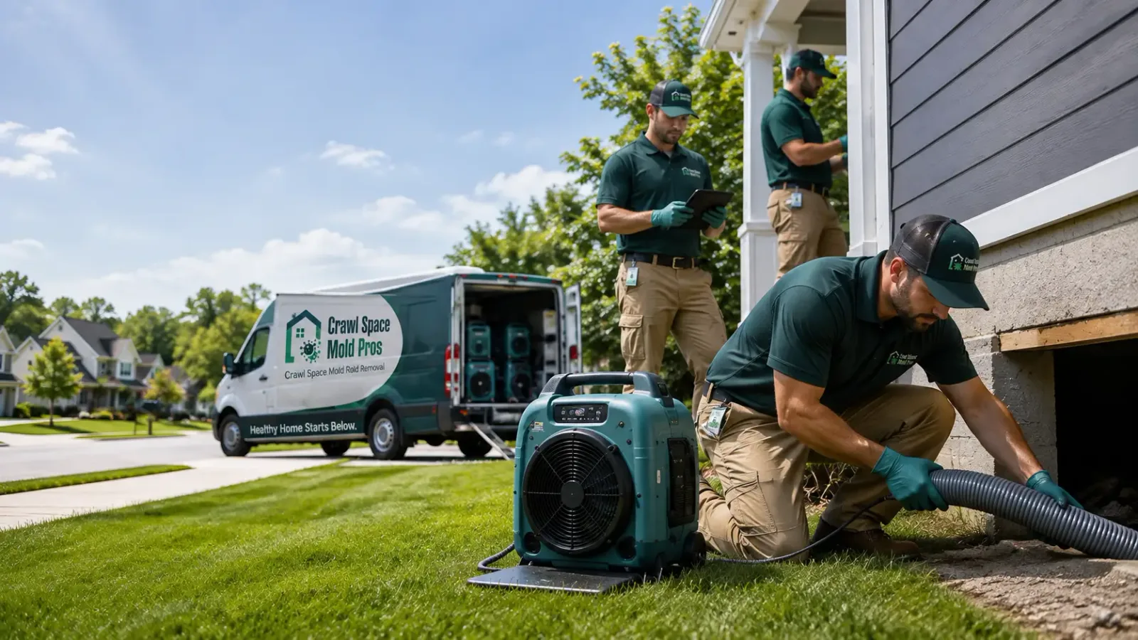 Crawl Space Mold Removal in Rockville Centre, NY